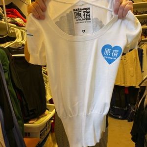 Harajuku Lovers sweater, white size S
